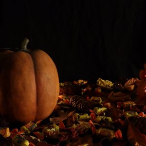 Helloween 002 Hintergrund Kürbisse