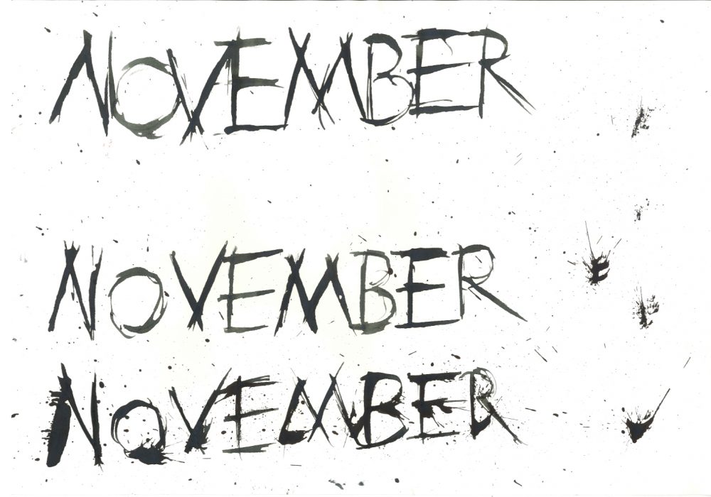 Novemberbuch 004 Schriftzug